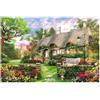 Generic Puzzle da 1000 pezzi per adulti, puzzle di cottage inglese, puzzle di paesaggio impegnativo per la decorazione della casa, puzzle per adulti con lettere sul retro, idea regalo di compleanno per gli