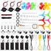 Sntieecr 6 set 131 pezzi kit motori DC, kit esperimento scientifico mini motore elettrico 1.5-3V 15000RPM con 66 lampadine PCS, istruzione, per progetto di ingegneria STEM fai da te per bambini