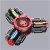 AYUNJIE Fidget Autismo Sensoriale Spinner Regali per Adulti e Bambini, Stress Ansia ADHD Sollievo Fidget Giocattolo, Metallo Dito Mano Spinner Giocattoli Sensoriali con Luce Luminosa (A,Rosso)