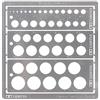 TAMIYA 74150 Modeling 300074150 - Stencil per modellismo, 1-12,5 mm, Accessori per modellismo
