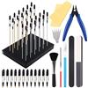 Glarks Gundam - Set di 32 strumenti per modellismo, hobby, modellismo, base di supporto per pittura a coccodrillo, kit assortito, perfetto per amanti del modellismo e progetti fai da te