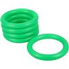 Toyvian Supporto per Palloni da Scrivania 5 Pezzi in PP Verde | Anello Fisso Riutilizzabile, per Ufficio e Studio, Espositore per Basket e Sfere, Salvaspazio