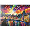 MyPuzzle.com MyPuzzle Lo Skyline Di Parigi A Colori Vivaci - Una Vista Fantasiosa Della Città - Premium 1000 Pezzi Puzzle - MyPuzzle Collezione speciale di Puzzle Galaxy
