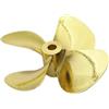 DAZZLEEX RC Barca Modello in Lega di Zinco 4 Pale 4mm Albero per RC Marine ROV D60mm Mano Destra