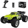 Ledovan Auto telecomandata 1:16 per adulti, motore ad alta velocità 35 km/h, auto RC 4WD All Terrain Offroad RC Buggy, 2,4 GHz, impermeabile, 1 batteria, verde