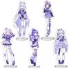 JUSONGKWCP 5 Pcs Projects Sekais Acryl Stand 15CM Gioco Musicale Action Figure YoisakiKanade Mizukis Cosplay Accessori Acrilico Toys Projects Sekais Decorazioni Da Tavolo