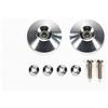 Radiokontrol Compatibile Tamiya 95597 Mini 4WD Rotelle 17 mm BR Alluminio HG [Limited Edition]