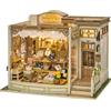 Spilay Kit fai da te per casa in miniatura, Vitrine's Tale, kit per casa delle bambole in miniatura con luce LED, mini kit per la costruzione di una casa, angolo libro per adulti, decorazione creativa