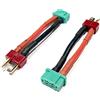 VUNIVERSUM 1 adattatore premium MPX 6P 6 Pin femmina a T-Dean Secker maschio maschio maschio oro inversione polarità 5 cm 14 AWG cavo adattatore per batteria Lipo di Mr. Plug, Modellbau®