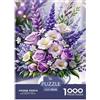 XGASVBKWA Flower 1000 Pezzi Adulti Puzzle Familiare Decorazione Decorazione Da Parete Antistress Giocattolo 38x26cm/1000pcs