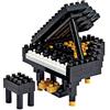 Nanoblock Nbc017 - Pianoforte, Colore: Bianco/Nero
