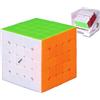 TaoLeLe Speed Cube, QY MS 5x5 Cubo di Velocità Magica Magnetica Veloce Rotazione Liscia senza Adesivo Più Veloce Puzzle 3D Giocattoli per Appassionati di Speed Cube