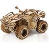 Hallisun Puzzle 3D in legno per adulti, Kit modello meccanico di puzzle 3D in legno per auto e moto, Giocattolo fai da te in legno per quad ATV, Regali di compleanno di Natale fai da te, 417 pezzi