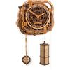 WOODEN.CITY Puzzle 3D in legno - Orologio da parete a forma di mappamondo | Orologio in legno puzzle per adulti | 369 pezzi | Orologio meccanico puzzle 3D | Non richiede colla | Prodotto in UE