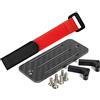 SHAPOKY Vassoio Batteria nel Fibra di Carbonio Supporto Ricevitore ESC per Axial SCX10 Capra 1/10 RC LCG Telaio Centro di gravità Inferiore Rails