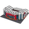 FOCO Prodotto con Licenza Ufficiale Manchester United Old Trafford FC BRXLZ mattoncini 3D Mini Stadio Calcio Kit Costruzione