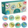 THE TWIDDLERS - 8 Palline Gonfiabili a Forma di Dinosauro (4,2 cm) in 4 Colori Diversi - Giocattolo per Feste di Compleanno per Bambini