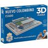 BANDAI Puzzle 3D Stadio Nuovo Colombiano (Recreativo di Huelva) - National Soccer Club Figura da Collezione, Multicolore, Taglia Unica EF10179. Modello per Gli Appassionati di Calcio.