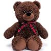 Bebamour Plüsch Teddybär Spielzeug Kuscheltier Plüschpuppe für Jungen und Mädchen Geburtstagsgeschenk Home Decorate,45cm,Dark Brown