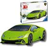 Ravensburger - Puzzle 3D Lamborghini Huracán EVO verde, Modellini auto da costruire 156 pezzi
