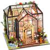 Jingmiger Kit Miniature, Kit di Costruzione Mini Serra 3D, Decorazione per Libreria Camera da, Progetti per Adolescenti Halloween Natale