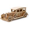 Cuteefun Modello di Auto in Legno 3D, Assembla da solo Car Modellino, Divertiti ad Assemblare, Idea Regalo per Compleanni Natale Festa del Papà (Auto d'epoca)