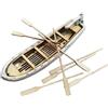 Baoblaze Kit Modello di Piccola scialuppa di Salvataggio in 1:100, Accessorio per modellismo di Piccole imbarcazioni, Mini Barca a Vela, Regalo per