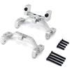 Lrtzizy per MN D90 D91 D96 MN99S 1/12 RC Parti di Aggiornamento per Auto Base con Asta di Trazione nel Metallo Sedile e Assale Up Servo Staffa di Montaggio Accessori, Argento