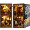 LUMYCE Kit Book Nook DIY per Adulti: LUMYCE Casa in Miniatura con Luci LED da Montare, Modellismo 3D Creativo per Decorare Librerie - Regalo Originale per Appassionati di Fai da Te