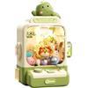 Qianly Piccola Macchinetta Acchiappa-Peluche, Distributore Automatico di Giocattoli per Bambini, Giocattolo Premio per Bambini E Bambine, Verde