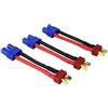 OliYin 3pcs T-Plug Deans Stile Maschio-Femmina Adattatore connettore Stile EC3 con Cavo 14awg da 1.96 Pollici (Confezione da 3)