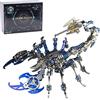 Amecon Scorpion King - Puzzle in metallo 3D per adulti, 200 pezzi 3D Metal Mechanical Puzzle modello di montaggio meccanico, calendario dell'Avvento 2023, puzzle regalo