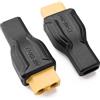 TUNOTYUE 2 Pezzi Tipo-C a XT60 Connettore, Adattatore da Ingresso Femmina Tipo-C a Uscita XT60 Femmina, per Batteria RC Lipo