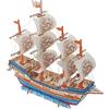 LRXIYODE Puzzle 3d Nave a Vela in Legno, Modellismo Manuale | Decorazione per Casa, Uso in Sala da Pranzo e Coffee House, Stile Unico Chic e Charm