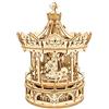 ROKR Carillon Meccanico a Giostra, Puzzle 3D in Legno per Adulti, AMK62 | Romantic Carousel, Decorazione Rétro, Idea Regalo per Amanti della Musica E Collezionisti