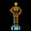 BRIKSMAX Luce LED per C-3PO 75398 - Compatibile con mattoncini Star Wars