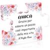 Generico Regalo Amica Puzzle in Acrilico Idee Regalo Amica Compleanno | Bellissimo Puzzle con Frase Amicizia, Perfetto come Regalo Amica, Natale, Pasqua, Festa Della Donna, Compleanno