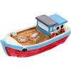 OFFIGAM Barca in miniatura Modello Pescatore In Resina Paesaggio Decorazione DIY Fine Mini Barca Ornamento Per Scrivania E Spiaggia Decorazione