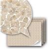 TexturKontor 3 fogli di pellicola decorativa autoadesiva per pietre da pavimentazione e superfici per modellismo in scala 1:87 binario H0 (UK: scala 3,5mm) (mosaico in arenaria)