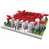 Atomic Building Modello Di Architettura Da Costruire Con Mini Blocchi, Design Realistico Di Campo Da Calcio. Collezione Degli Stadi D'Élite Del Mondo. Stadio San Siro A Milano, Italia.