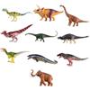 MOLUCKFU Giocattoli di Dinosauro di Plastica 10pezzi Decorazioni Scuola per Bambini | Modelli di Dinosauro Realistici, Plastica Resistente, per Tavolo di Casa, Gioco Educativo e Collezione Infantile