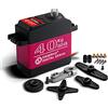 ANNIMOS Servomotore RC 40kg ad alta velocità/coppia di torsione in acciaio inossidabile impermeabile servo digitale standard
