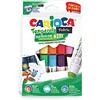 CARIOCA TEMPERELLO TEXTIL | 42324 - Tempere Solide in Stick, per Tessuto/Stoffa, Colori Assortiti, 10 pezzi