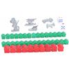 RiToEasysports Pezzi Sostitutivi del Gioco 'Hotel, Pezzi Sostitutivi del Monopolio Portatili Case in Plastica Accessori Aggiuntivi Set di Giochi da Tavolo