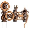 WOODEN.CITY Wooden City Modello 3D in Legno - Steampunk Gearworks Wall Clock