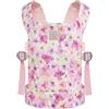 GAGAKU Porta Bambole in 100% Cotone con Spalline Regolabili | Accessori per bambole per bambini, lavabile in lavatrice, fiori ad acquerello