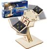 winsonik Fai Da Te rotante satellite solare,3D puzzle in legno giocattolo da costruzione,kit modello di artigianato scientifico educativo STEM per bambini di età 8-12,ispirare creatività per ragazzi e ragazze