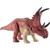 Mattel Jurassic World - Ruggito Selvaggio, Diabloceratopo, dinosauro con suoni e mossa d'attacco, dimensioni medie, snodato, con gioco digitale, Giocattolo per Bambini 4+ Anni, HLP16