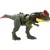 Mattel Jurassic World, Predatori Giganti, Sinotiranno, dinosauro di grandi dimensioni con mossa d'attacco e kit di tracciamento, per il gioco classico e digitale, Giocattolo per Bambini 4+ Anni, HLP25