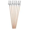 Tofficu Pinze Coccodrillo da Modellismo Fai da Bastoncino Bamboo 100 Pezzi | Lega e Bambù, Assemblaggio Testa Coccodrillo, per Foto, Memo e Aerografo